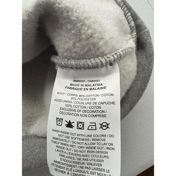 Nike Gray Hoodie Pullover Silver Accents Athleisure Sweatshirt Women's M - Picture 5 of 7